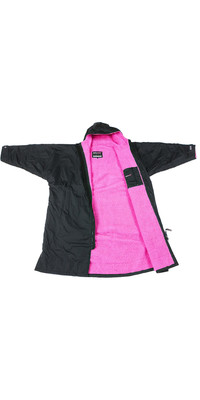 2024 Dryrobe Advance Langermet Omkledning Robe V3 DALSV3 - Black / Pink